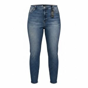 Kut from the Kloth Jeans  20W Blue Donna Fab Ab High Rise Ankle Skinny Raw Hem